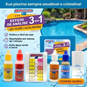Kit 3 Em 1 Teste de água