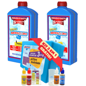 2 Litros de MENOS CLORO + Brinde