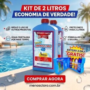 2 Litros de MENOS CLORO + Brinde