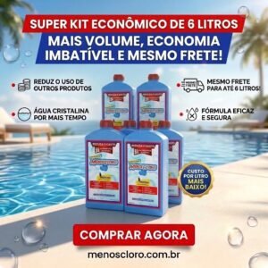 6 Litros de MENOS CLORO